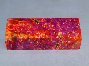 Stabilized Maple Burl Wood Mod Block